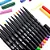 Marcador Artístico Brush Aquarelável com 12 cores Cis - Imagem 3