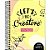 Caderno Colegial Let’s Be Creative Jandaia Arts 80 Folhas - Imagem 1
