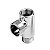 JUNÇÃO TEE METAL CROMADO M X F X M 1/2 X 3/4'' - Imagem 1