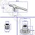 Acabamento de Registro DN20 1/2'' 3/4'' 1'' Polegada Padrão de Estria Deca C67 - Imagem 3