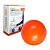 Bola Tipo Overball Orange Ball Para Pilates Fisioterapia de 25 cm Anti Estouro Liveup - Imagem 1
