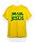 Camiseta O Brasil é do Senhor Jesus - Amarela - Imagem 1