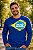 Camiseta Ore Pelo Brasil Manga Longa Azul - Imagem 2