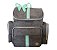 Kit 3 Bolsas Bebe Maternidade Laço Cinza / Verde Agua Mochila Luxo Alça - Imagem 3