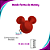 Molde de Silicone Mickey - Forma de Silicone (Grande)  - Daiso - Imagem 1