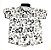 Camisa Infantil Temática Mickey Preta e Branca - Imagem 1