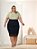 Saia Jeans Plus Size Evangélica Elastano Anagrom Ref.10002 - Imagem 4