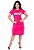 Vestido T-Shirt Rosa Moda Evangélica Frases Anagrom Ref.V014 - Imagem 4