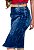 Saia Jeans Azul Lavado Trabalhado Evangélica Anagrom Ref.193 - Imagem 10