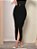 Saia Longa Jeans Preto Moda Evangélica Anagrom Ref.207 - Imagem 1