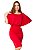 Vestido Vermelho de Babado Moda Evangélica Anagrom Ref.VSL07 - Imagem 8