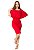 Vestido Vermelho de Babado Moda Evangélica Anagrom Ref.VSL07 - Imagem 6