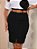 Saia Jeans Preta Fenda Moda Evangélica Anagrom Ref.223 - Imagem 1