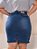 Saia Jeans Botões Laterais Plus Size Evangélica Ref.216 - Imagem 2