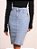 Saia Jeans Evangélica Básica Anagrom Azul Cristal Ref.B03 - Imagem 1