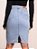 Saia Jeans Evangélica Básica Anagrom Azul Cristal Ref.B03 - Imagem 2