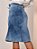 Saia Jeans Midi Com Elastano Babado e Cinto Acoplado Ref.235 - Imagem 2