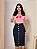 Saia Jeans Midi Com Elastano Botões Frontais Anagrom Ref.236 - Imagem 3