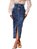 Saia Longa Jeans Abertura na Frente Azul Anagrom Ref.251 - Imagem 1