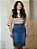 Saia Jeans Com Elastano Moda Evangélica Anagrom Ref.241 - Imagem 7
