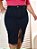 Saia Jeans Feminina Plus Size Anagrom Abertura na Frente Ref.245P - Imagem 7