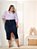 Saia Jeans Feminina Plus Size Anagrom Abertura na Frente Ref.246P - Imagem 5
