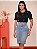 Saia Jeans Evangélica Tradicional Azul Anagrom Ref.050 - Imagem 3