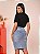Saia Jeans Evangélica Tradicional Azul Anagrom Ref.050 - Imagem 4
