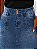 Saia Jeans Azul Detalhe Pregas Frontal e Bolsos Evangélica Anagrom Ref.092 - Imagem 7