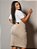 Saia Brim Plus Size Bege Anagrom Ref.254P - Imagem 6
