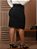 Saia Brim Plus Size Preta Anagrom Ref.035P - Imagem 4