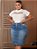 Saia Jeans Tradicional Plus Size Anagrom Ref.147 - Imagem 7