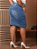 Saia Jeans Tradicional Plus Size Anagrom Ref.147 - Imagem 4