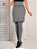 Saia com Calça Cinza Exercício Moda Evangélica Fitness Anagrom Ref.7017 - Imagem 1