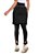 Saia com Calça Preta Fitness Moda Evangélica Anagrom Ref.7016 - Imagem 2
