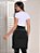 Saia com Calça Preta Fitness Moda Evangélica Anagrom Ref.7016 - Imagem 8