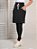 Saia Calça Preta Exercício Moda Evangélica Fitness Anagrom Ref.7015 - Imagem 1