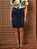 Saia Jeans Juvenil Moda Evangélica Anagrom Modelo Básico Ref.inf01 - Imagem 1