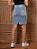 Saia Jeans Claro Juvenil Anagrom Moda Evangélica detalhes de bolsinho Ref.inf09 - Imagem 2