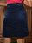 Saia Jeans Evasê Juvenil Azul Escuro Anagrom Moda Evangélica Ref.inf11 - Imagem 4