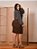 Saia Secretária Brim Marrom Plus Size Anagrom Ref.260P - Imagem 4