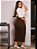 Saia Longa Plus Size Marrom Anagrom Ref.258P - Imagem 6