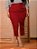 Saia Longa Plus Size Vermelho Bordô Anagrom Ref.259P - Imagem 5