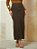 Saia Longa Brim Marrom Abertura Lateral Anagrom Ref.263 - Imagem 6