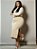 Saia Longa Bege Plus Size Abertura Lateral Anagrom Ref.262P - Imagem 6
