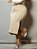 Saia Longa Bege Plus Size Abertura Lateral Anagrom Ref.262P - Imagem 3
