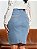 Saia Secretária Jeans Azul Celeste Anagrom Ref.264 - Imagem 2