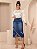 Saia Jeans Midi 100% Algodão com Barra Desfiada Anagrom Ref.268 - Imagem 4