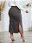 Saia Longa Cinza Plus Size Abertura Lateral Anagrom Ref.271P - Imagem 2