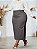 Saia Longa Cinza Plus Size Abertura Lateral Anagrom Ref.271P - Imagem 1
